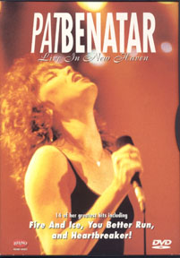 Pat Benatar Live In New Haven Coliseum DVD front cover